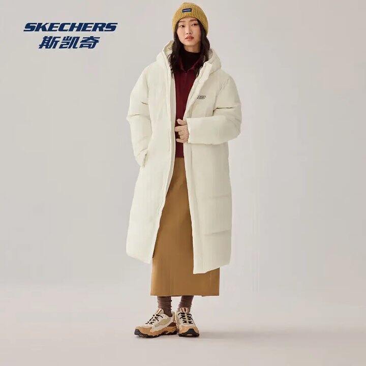 好价！379❗️斯凯奇 情侣同款 三防长款羽绒服，一件过冬！