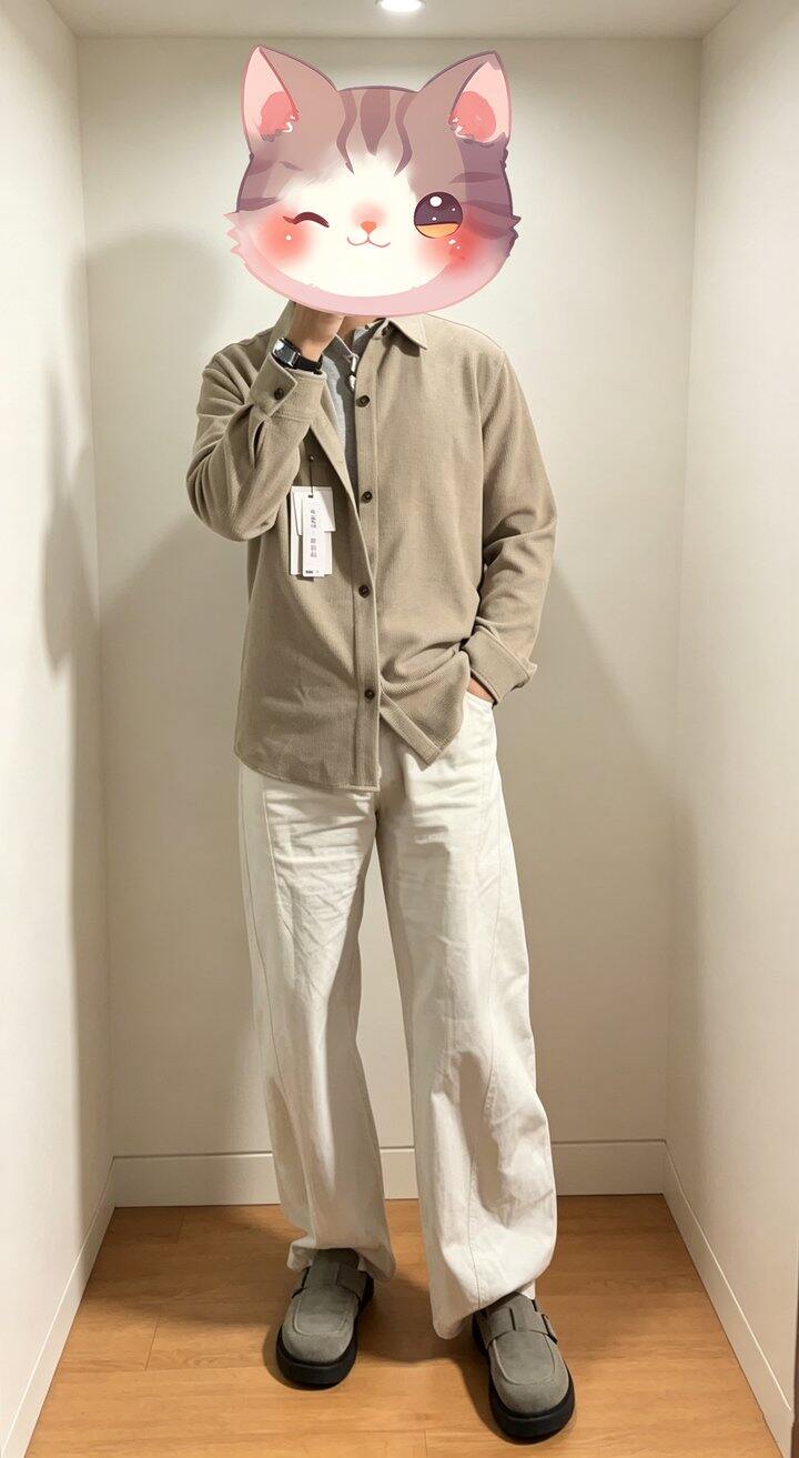 男装晒图