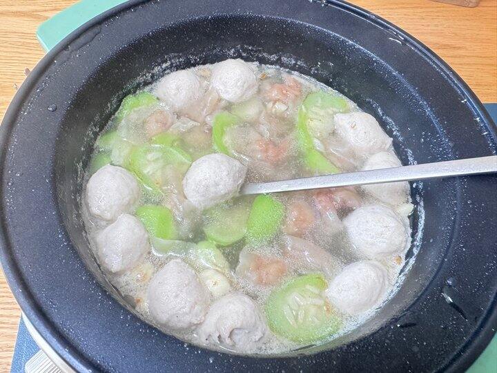 丝瓜肉圆肉燕汤