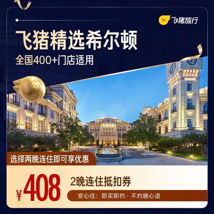 204起/晚💰希尔顿 酒店通兑