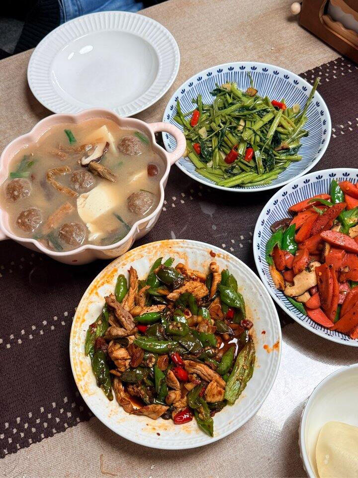 周末在家好好做饭