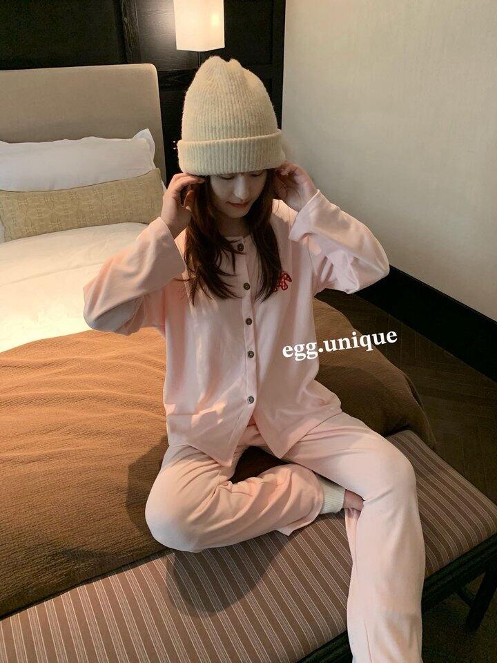 egg奶芙绒发热家居服！💰49.9
