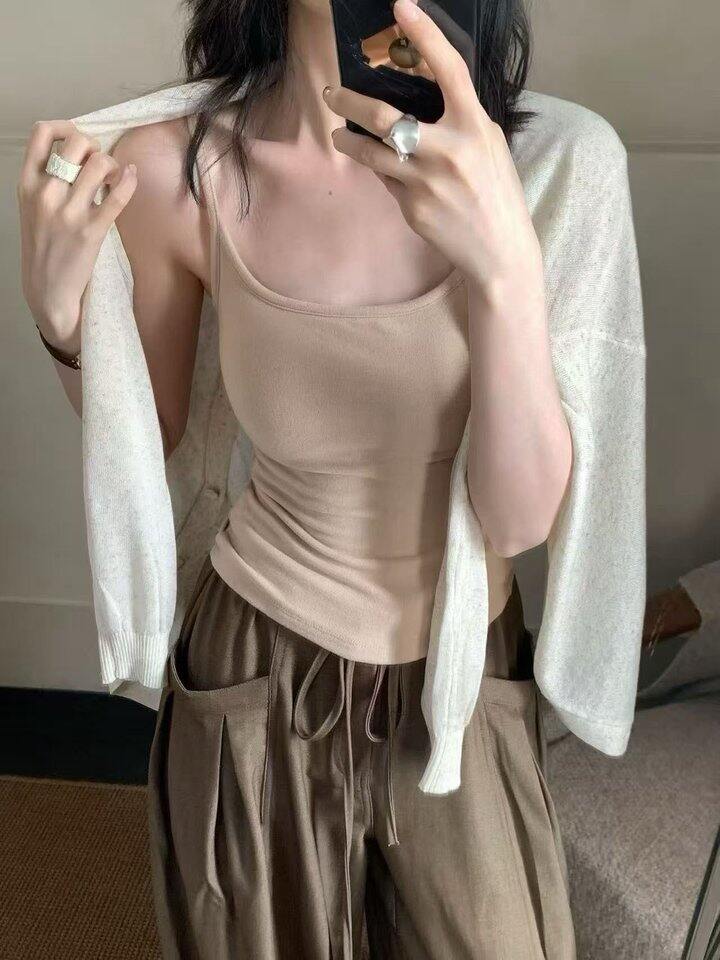 metwo发热双面磨毛吊带bra！💰30+