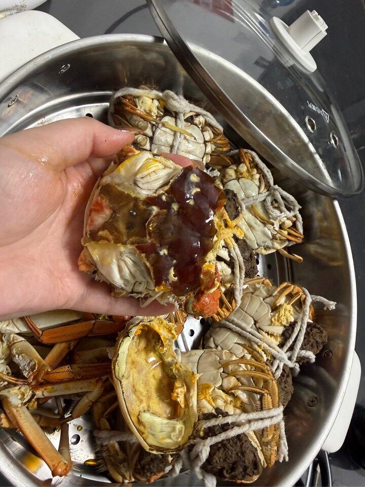 今年的螃蟹差不多吃够了😋