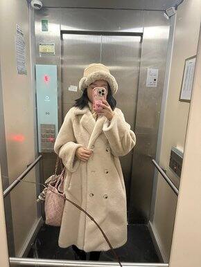最近买了两件环保皮草