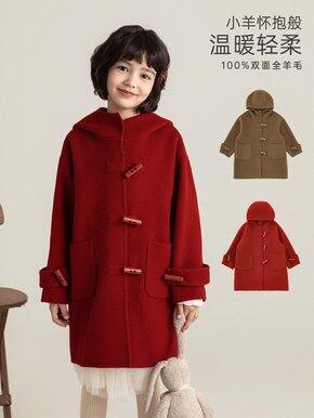 女童呢大衣